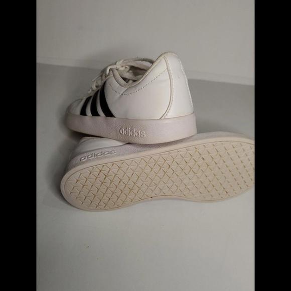 Adidas VL Court 2.0 Shoes Kids Grade School GS Size 1 K DB1831 - Picture 4 of 5